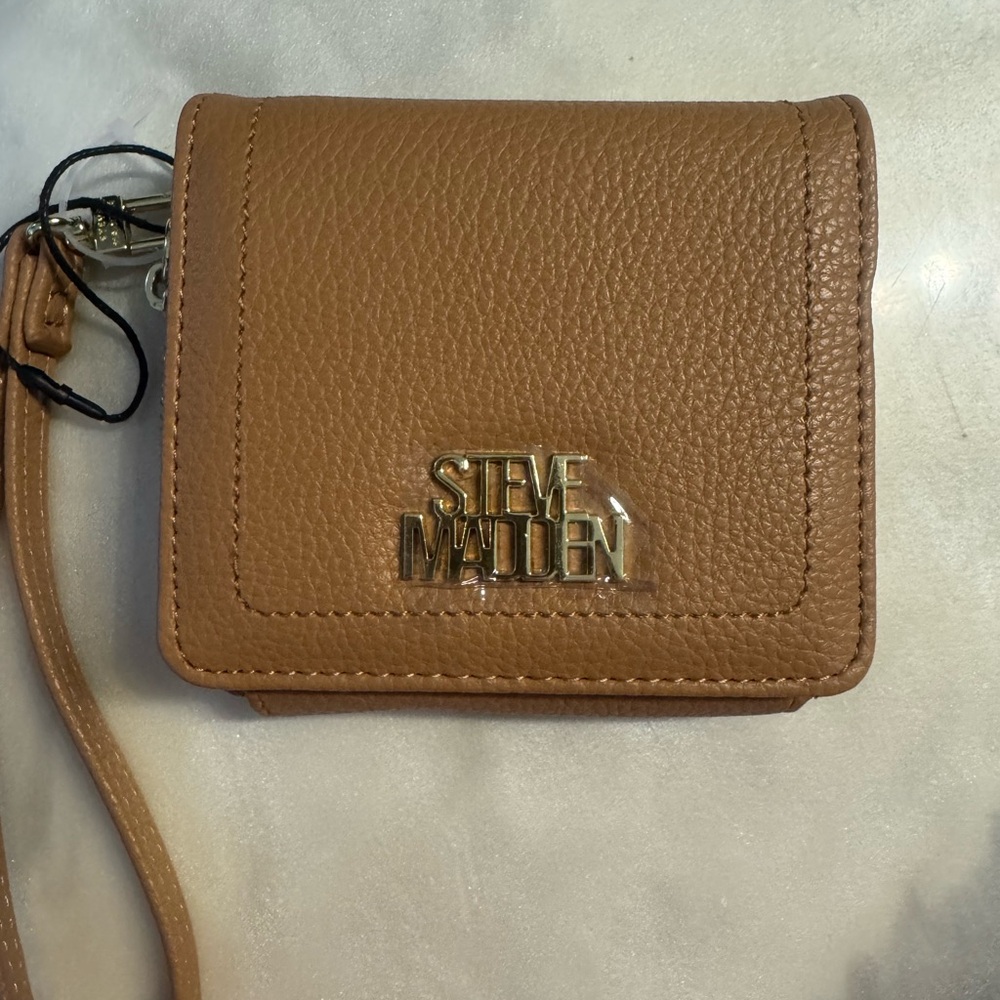 Steve Madden Brown Wristlet Clutch